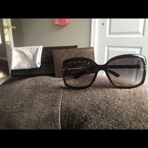 Authentic Gucci 3188 sunglasses oversized frames